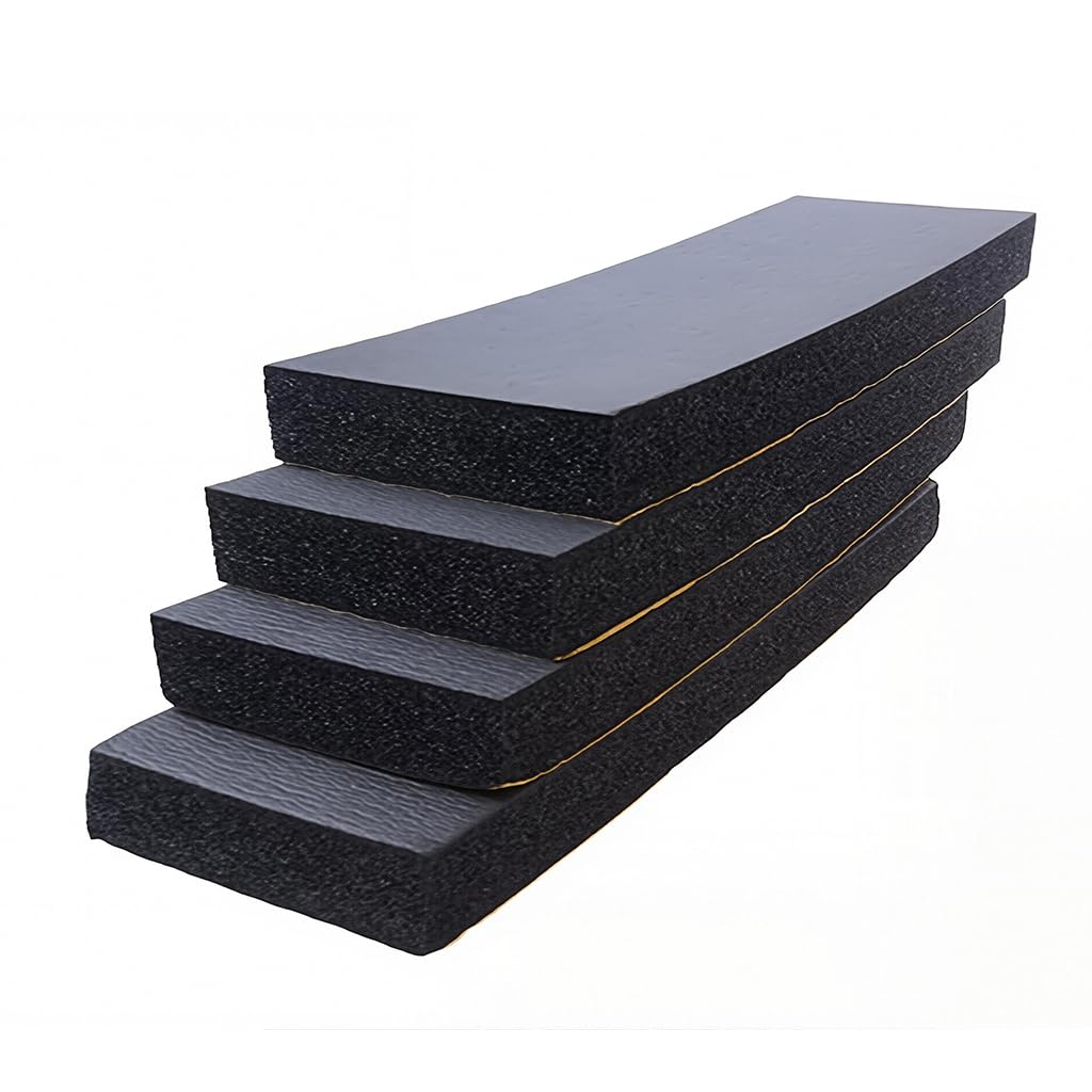 4Pcs Bumper Block Cushion Pads, 20x30×2 cm Thicker Self-Adhesive Wall Shock-Absorbing EVA Pads with Adhesive Backing, Anti-Vibration Rubber Buffer Blocks for Garage, Door, Furniture-image-20