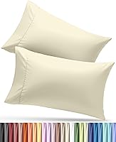 Vista 79 de Utopia Bedding - Juego de 2 fundas de almohada tamaño estándar, con cierre de sobre, tela de microfibra cepillada suave, resistentes al encogimiento