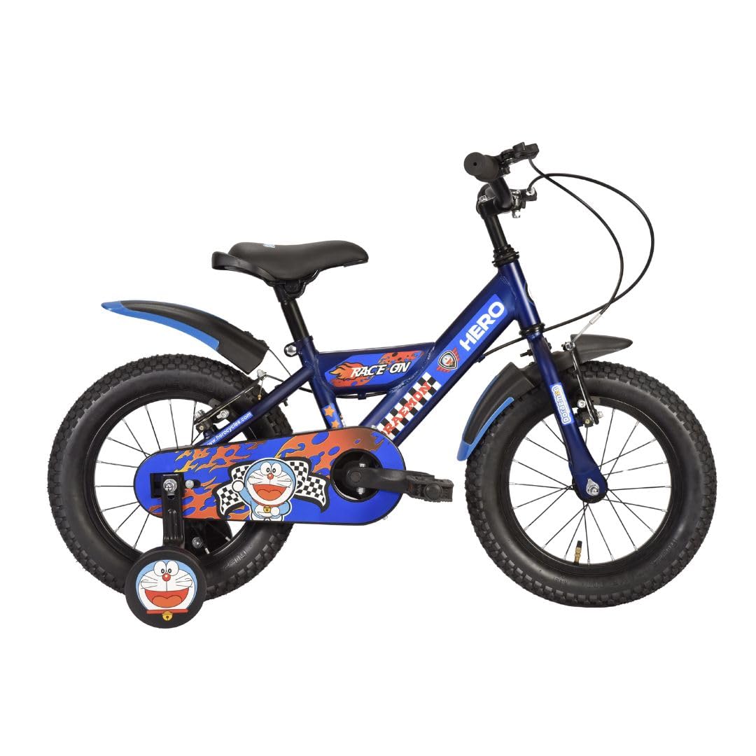 Buy Hero Doraemon Race On 14T Bicycle for Kids with Mudguard and