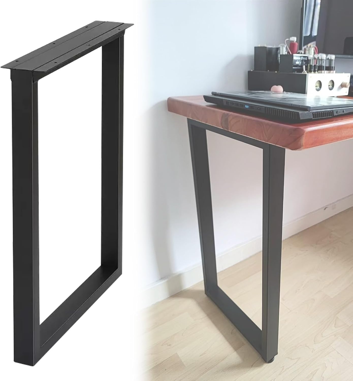 木製ダイニングテーブル脚 ブラウン 直径約6cm×高さ約70cm 木製