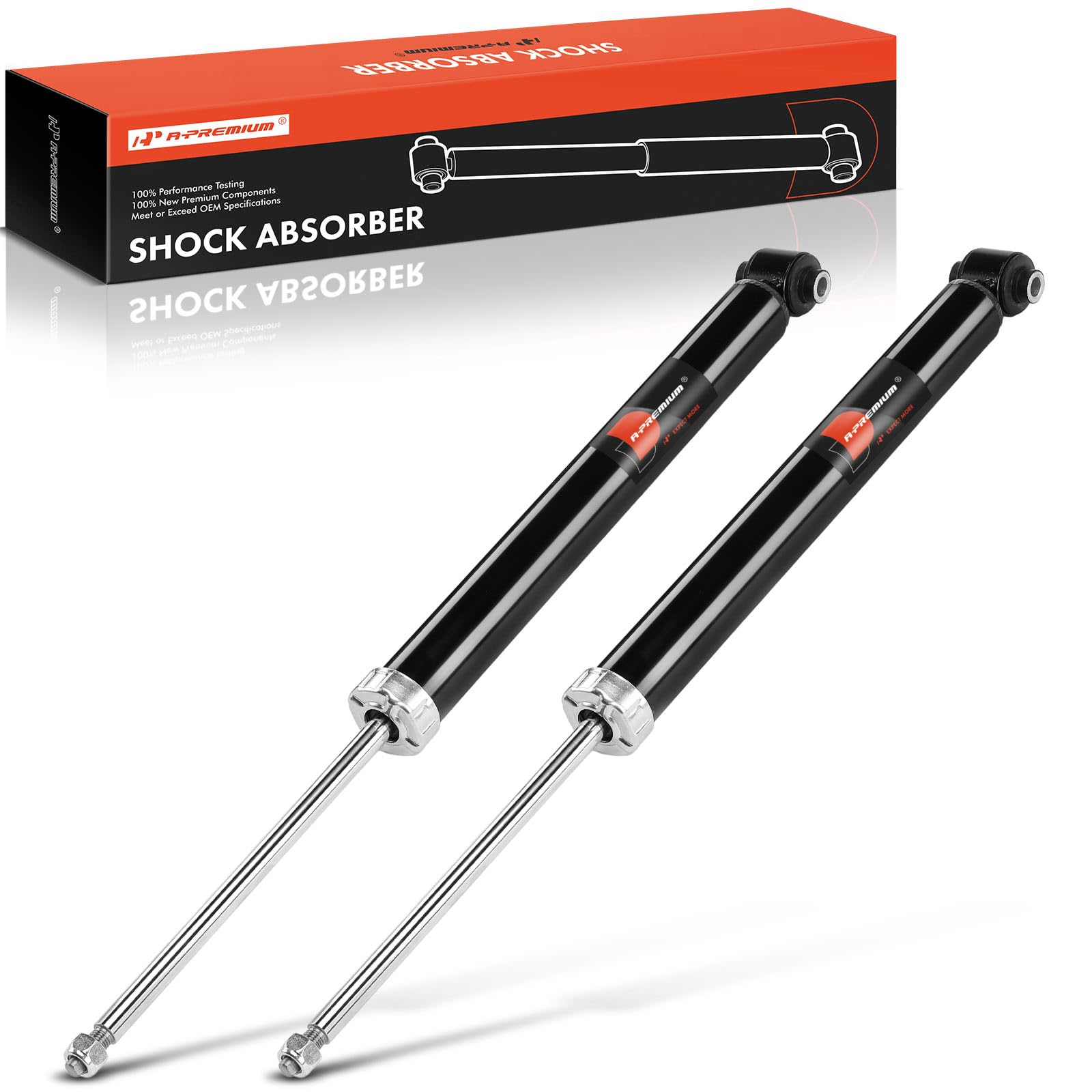 Photo 1 of A-Premium Set of 2 Rear Shock Absorber Compatible with Mercedes-Benz W212 E250 2014-2016, E350 2010-2016, E400 2014-2015, E550 2012-2014, E63 AMG 2010, Replace# 553388