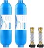 BELVITA RV Inline Water Filter,Dedicated for RVs and Marines,2 Pack Drinking,Washing Filter,Reduces Lead,Fluoride,Chlorine,Bad Taste,Odor