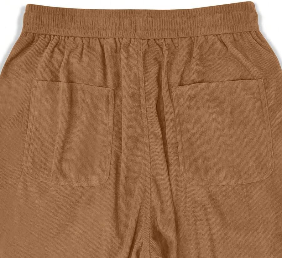 ZAFUL Men's Corduroy Straight Leg Loose Fit Casual Pants - Image 6
