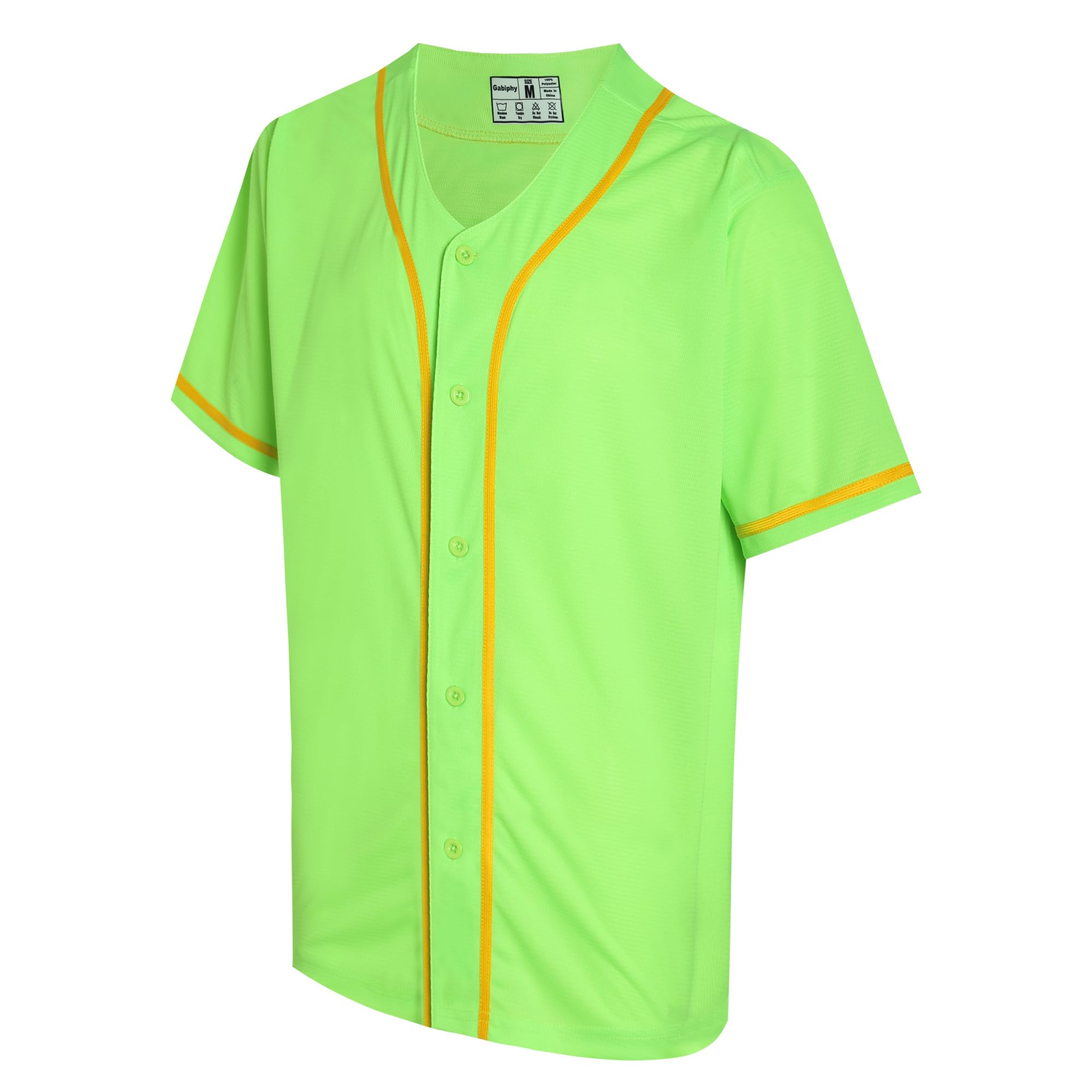 Gabiphy Green Baseball Jersey - softball | Mubboo