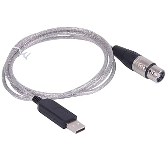 USB to DMX 512 Interface Adapter Controller Dmx512 PC Stage Light Controller Dimmer Dongle Freestyler 6ft, Black USB Shell