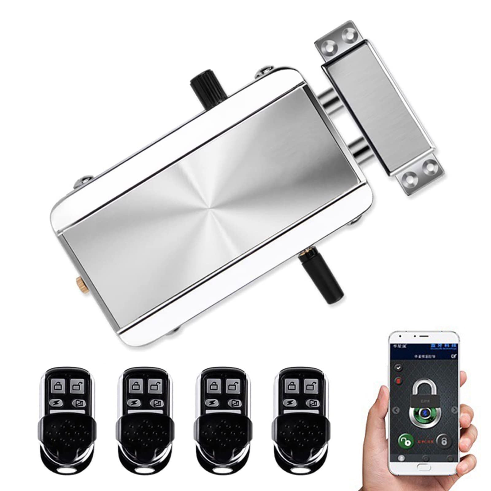 Pêne dormant électronique connecté TTLock en alliage de zinc anti-vol pour porte de maison