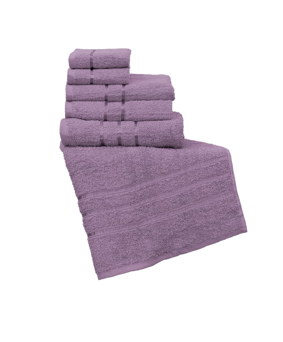 Healthy Living Direct 6 Piece Towel Set Lilac