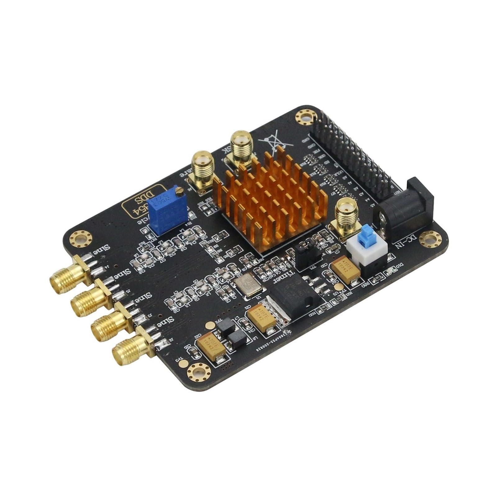 Signalgeneratormodul Hochgeschwindigkeits-DDS-Modul Signalquelle Sinus-/Rechteckwellen-Signalgenerator