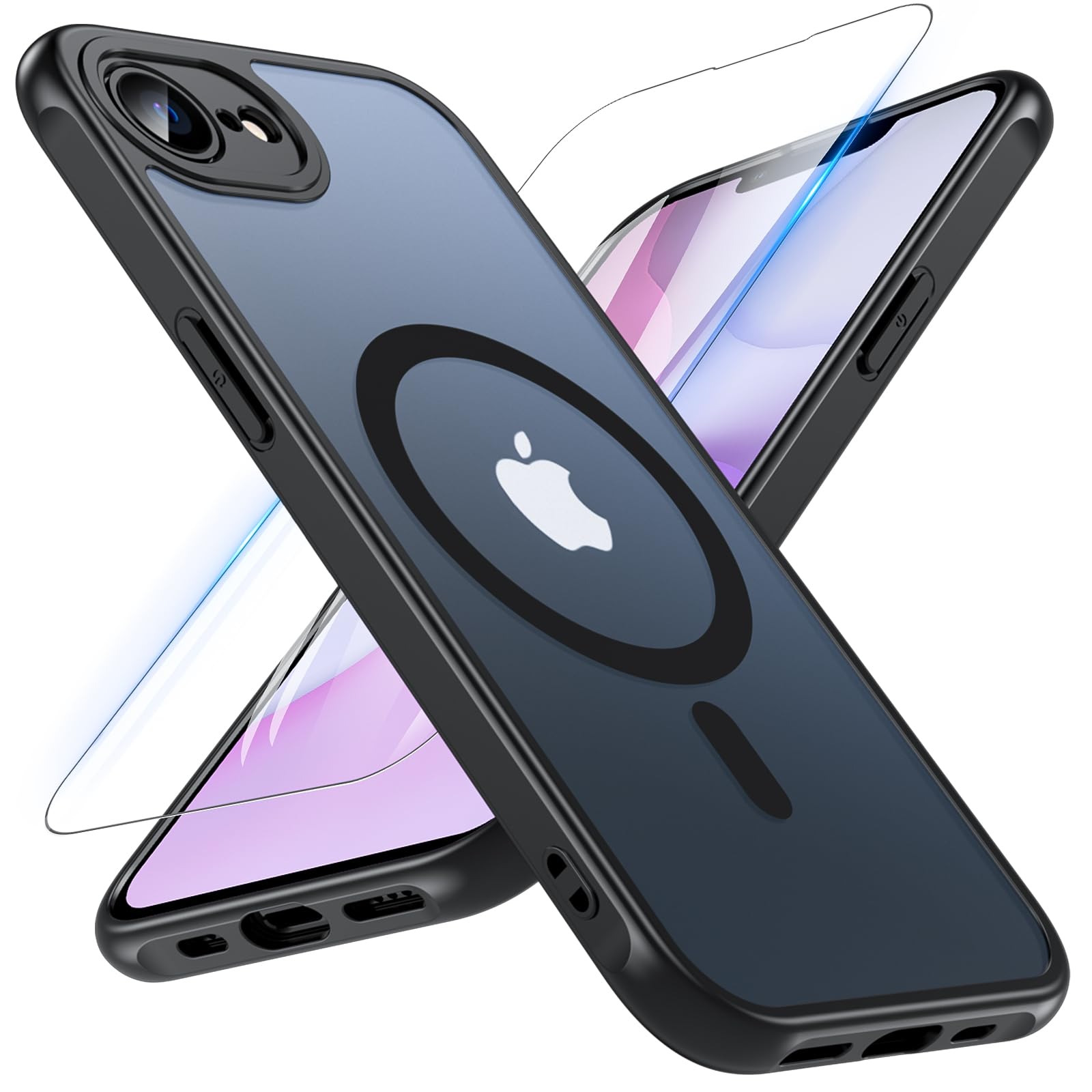 【美品】iPhone 16e 256GB 純正ケース＆Belkinフィルム Apple、iPhone16e用純正ケースとBelkin製ガラスフィルムを発売