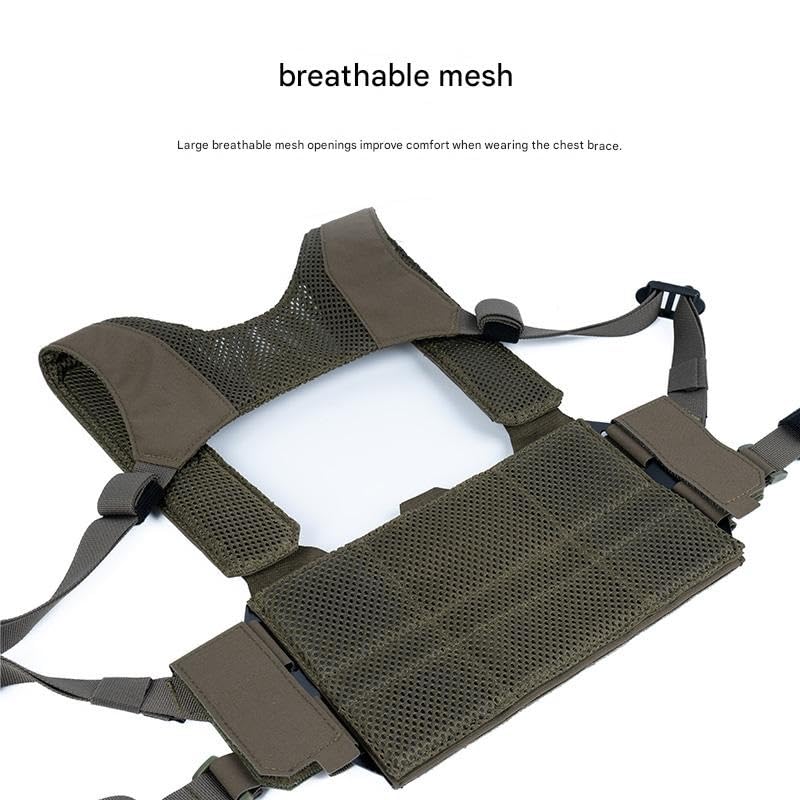 Chest rig modulaire ventilé haute performance avec rangement de câbles