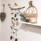 NewZC 6pcs Wooden Coat Hooks Natural Wood Wall Hooks 3x6cm/1.18x2.36in Cylinder Beech Hook 45° Hook Hanger for Clothes Scarf Hat Bag - Maximum Load 15 kg - 4
