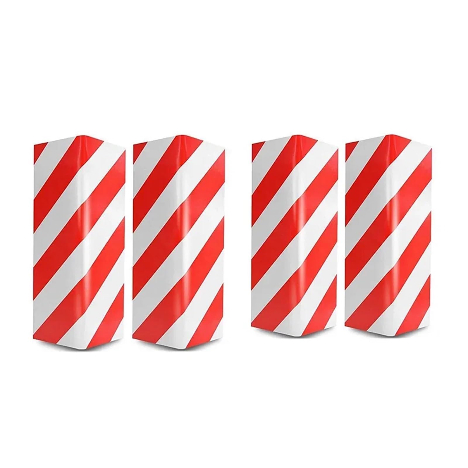 Lot de 1/2/4 protecteurs muraux de Garage en Mousse for Coins de Voiture, Autocollants Anti-Collision, colonnes de Garage, Protections Anti-Rayures for Pare-Chocs de Porte de Voiture(4PCS Red)