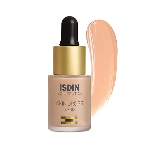ISDIN Gotas para la piel maquillaje facial y corporal base ligera y de alta cobertura