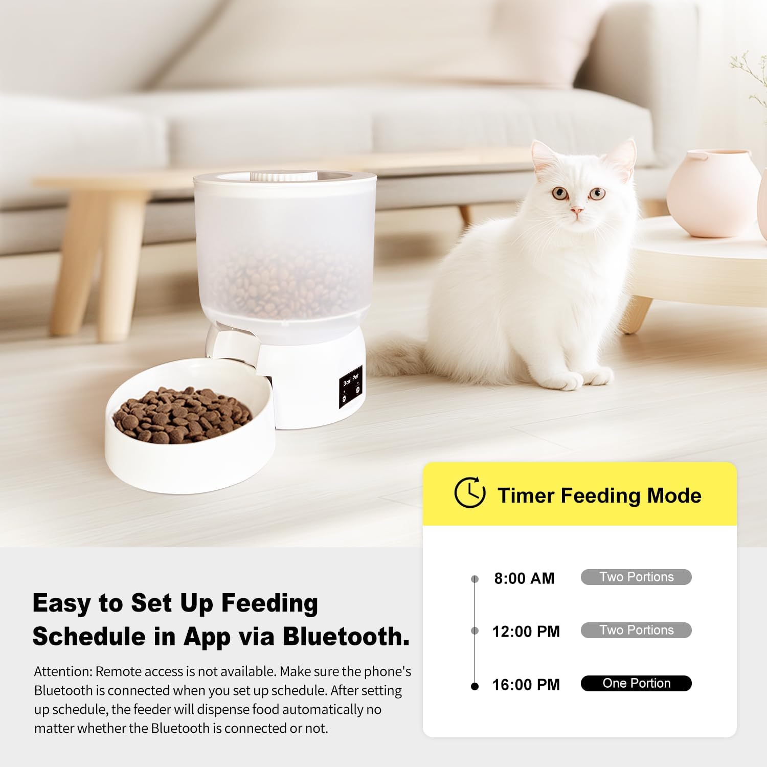 Best Automatic Cat Feeder With 270-Day Battery Life, Rechargeable... 2026