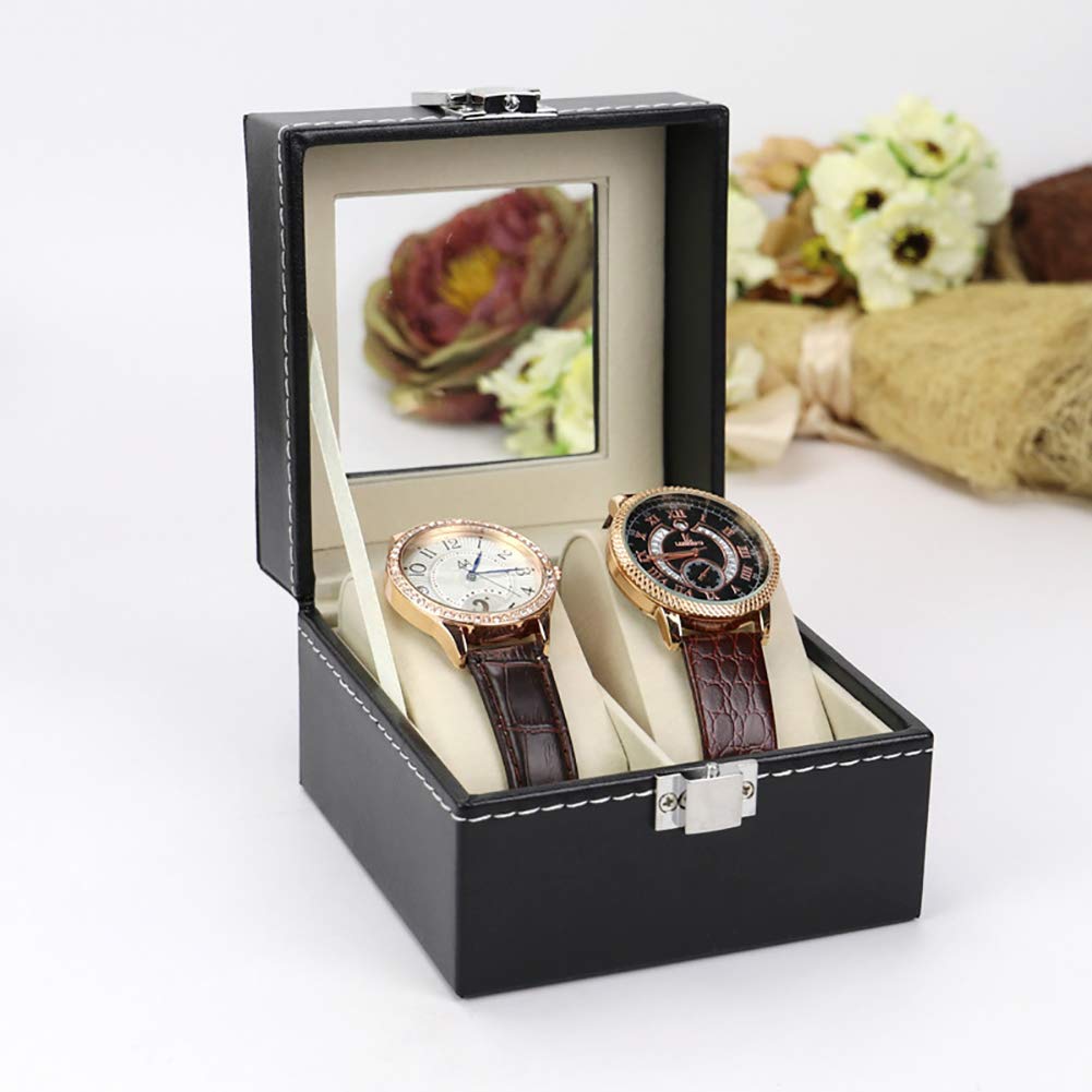Boîte à montres en cuir contre les rayures et bijoux emmêlés