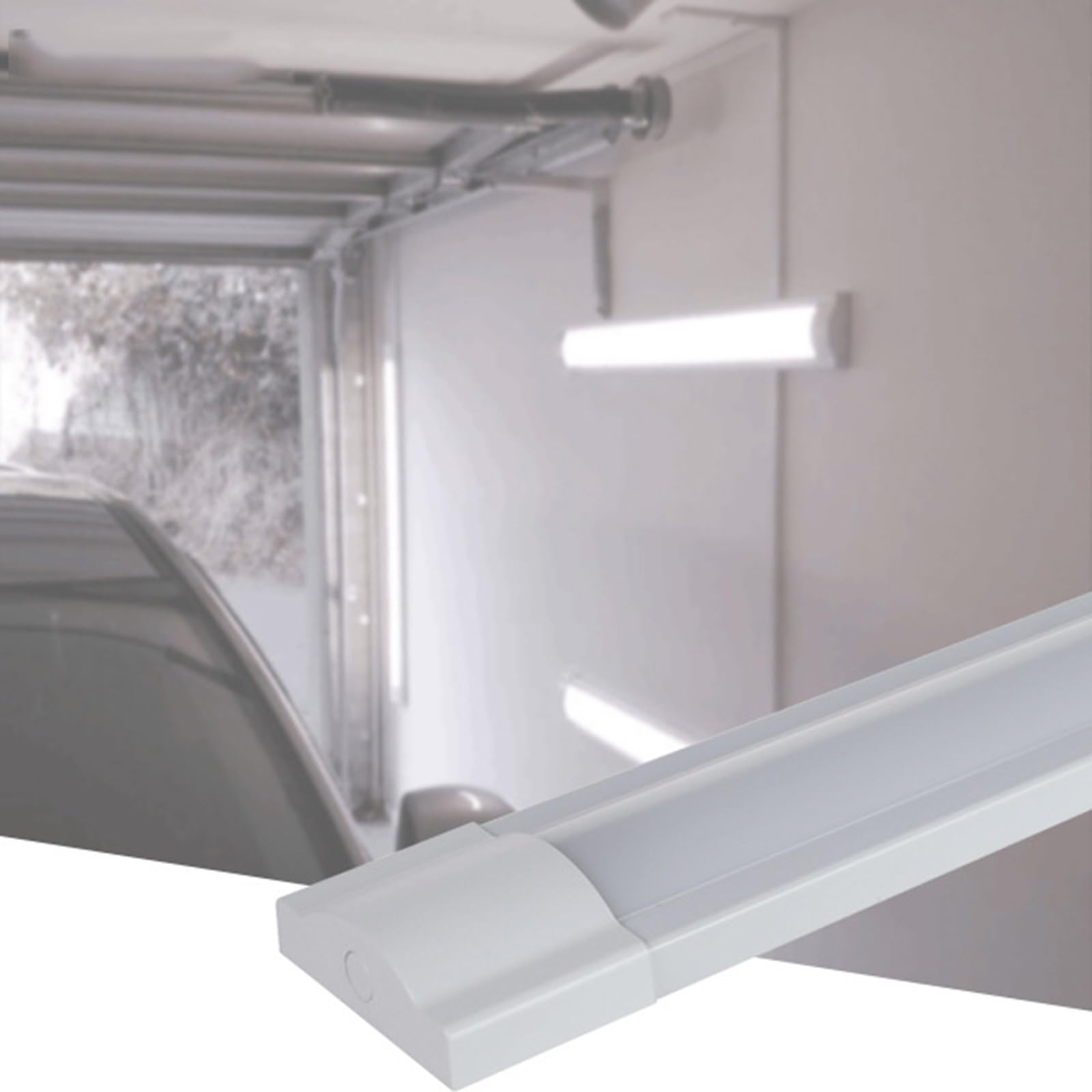 Światło liniowe LED 20 W/40 W/50 W, lampa sufitowa z długą listwą komercyjna liniowa oprawa oświetleniowa do biura, oświetlenie podwieszane do szkoły, rynku(Warm light,5ft/50W)