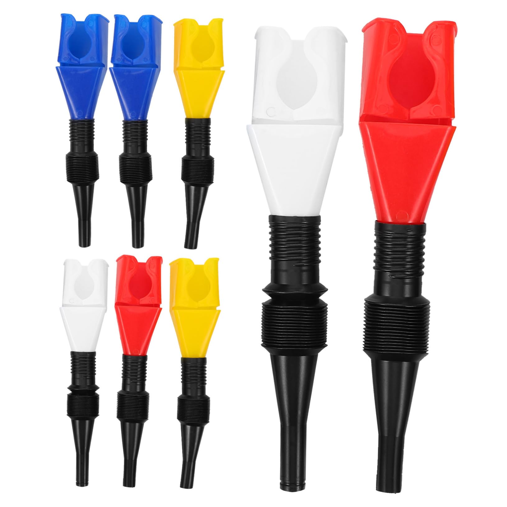 32piezas Embudo De Gasolina Flexible Para Automóviles De Manguera Para Cambio De y Combustible Diseño Compacto y Práctico