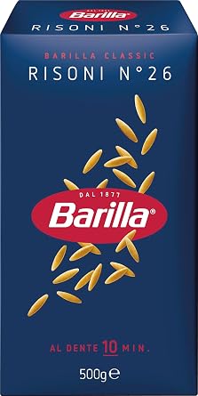 Barilla - Risoni, Pasta di Semola di Grano Duro, n.26 - 500 g