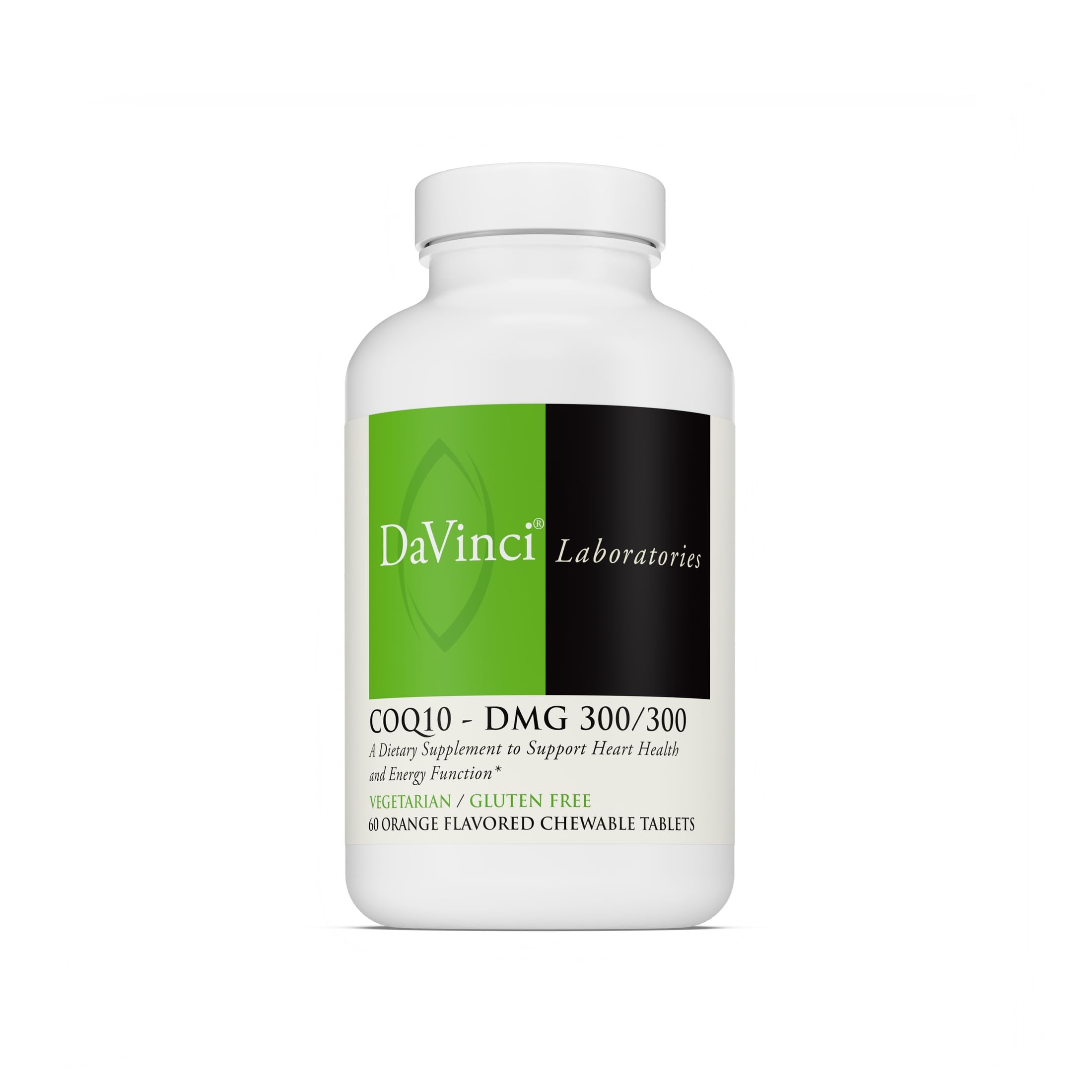 DAVINCI Labs CoQ10, 60 Orange Flavored Chewable Tablets