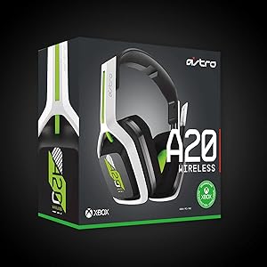 ASTRO Gaming A20 Wireless Headset Gen 2 for Xbox Series X | S, Xbox One, PC & Mac - White /Green