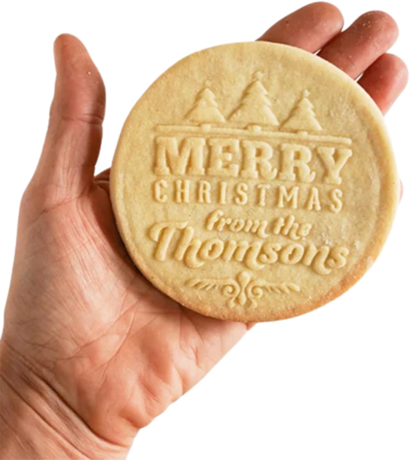 Handance 2023 Personalized Cookie Stamp for Baking Custom Christmas
