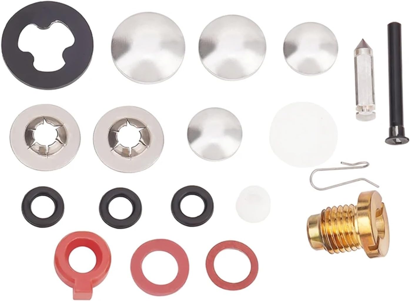 Motorcycle Carburetor Rebuild Repair Tool Kit Plunger Diaphragm Fit For 18HP 1970 20HP 25HP 28HP 30HP 35HP 40HP 2 Cyl