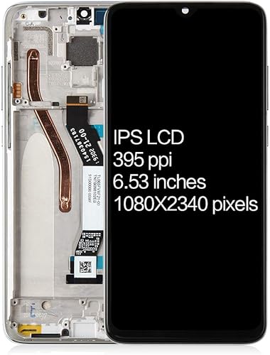 Vista 7 de A-MIND Para XiaoMi Redmi Note 8 Pro 6.53 pulgadas Pantalla táctil digitalizador LCD Kit de reemplazo de montaje con protector