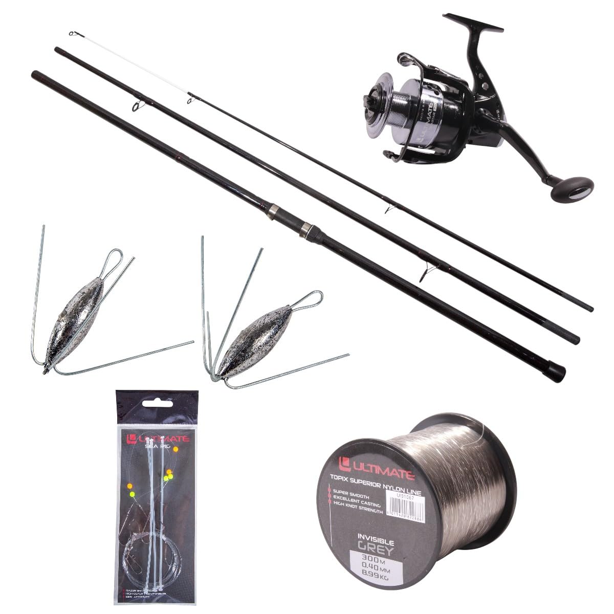 Ensemble Surfcasting Ultimate Beach Stalker 4.20m (100-250g) - Ensemble Mer