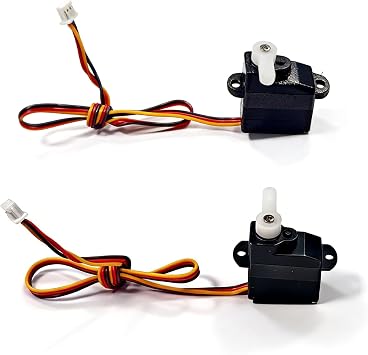 CKYSCHN 2 PCS 2G Digital Servo with Servo Arm Compatible F22BM16 Fighter RC Plane, Remote Comtrol Airplane Spare Servo Accessories Sets