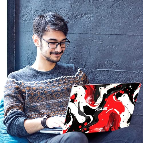 Image of DSGN 161 Full Body Laptop Skin Bubble-Free| Laminated| Removable| HD Quality Sticker for Laptops Upto 15.6 Inches Compatible with Asus
