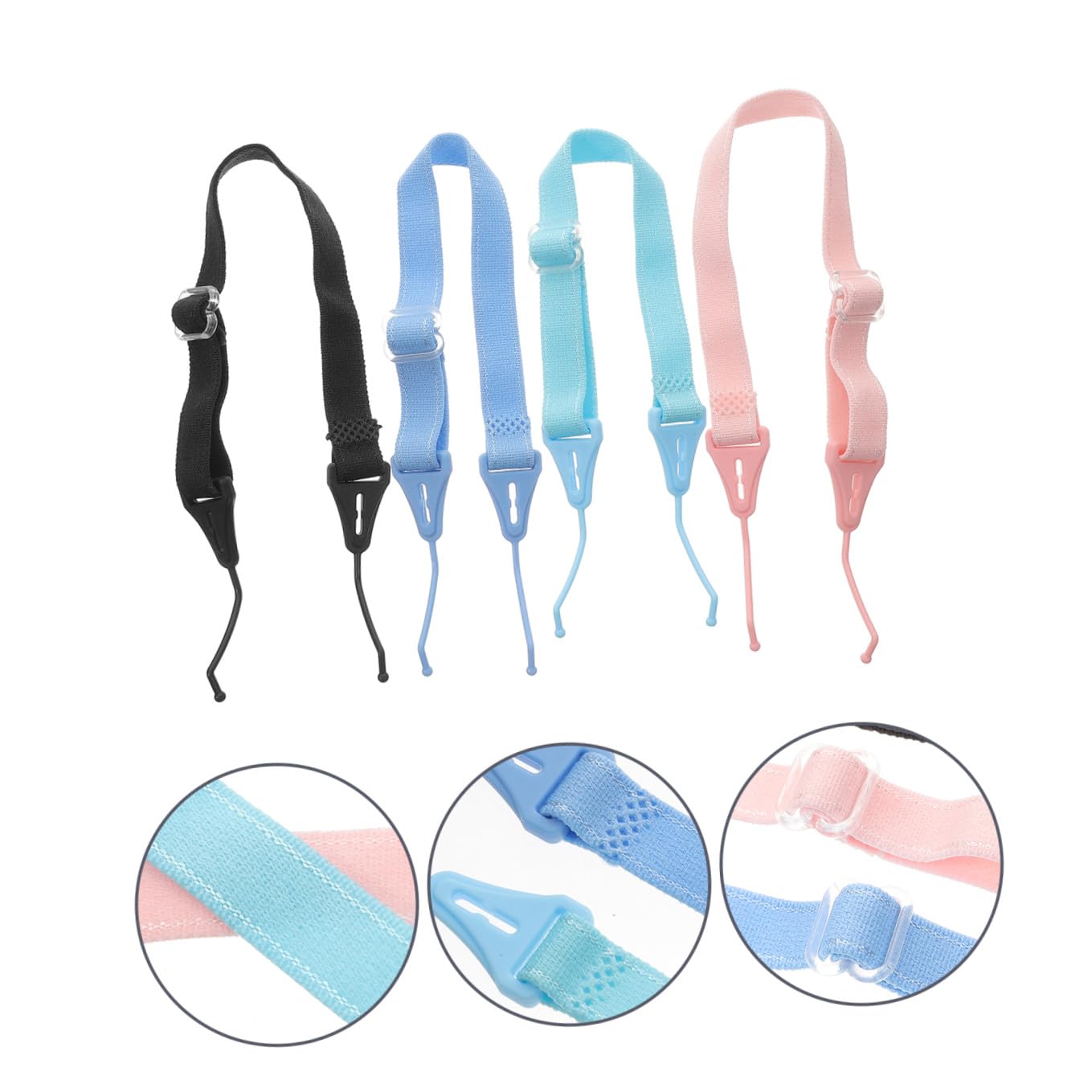 Artibetter de lunettes anti-chute lunettes reglables sunglasses accessoires de lunettes sangle d'oreille pour lunettes portables cordon d'oreille pour lunettes quotidiennes