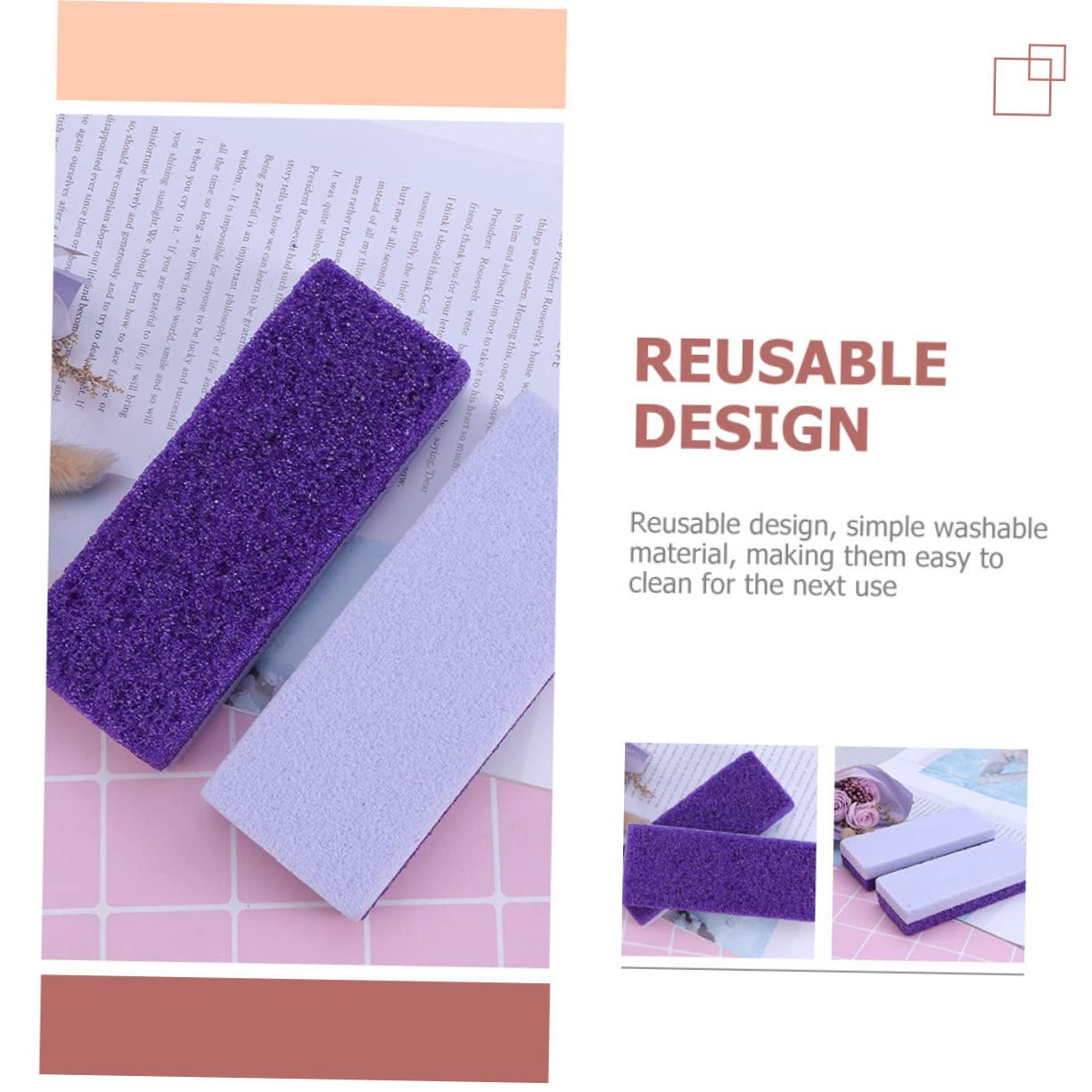 FRCOLOR 20pezzi Piedi Lavica Esfolianti Per Calli e Morta Strumenti Pratici Per La Dei Piedi Facili Da Trasportare e Utilizzare Materiale Resistente e Della