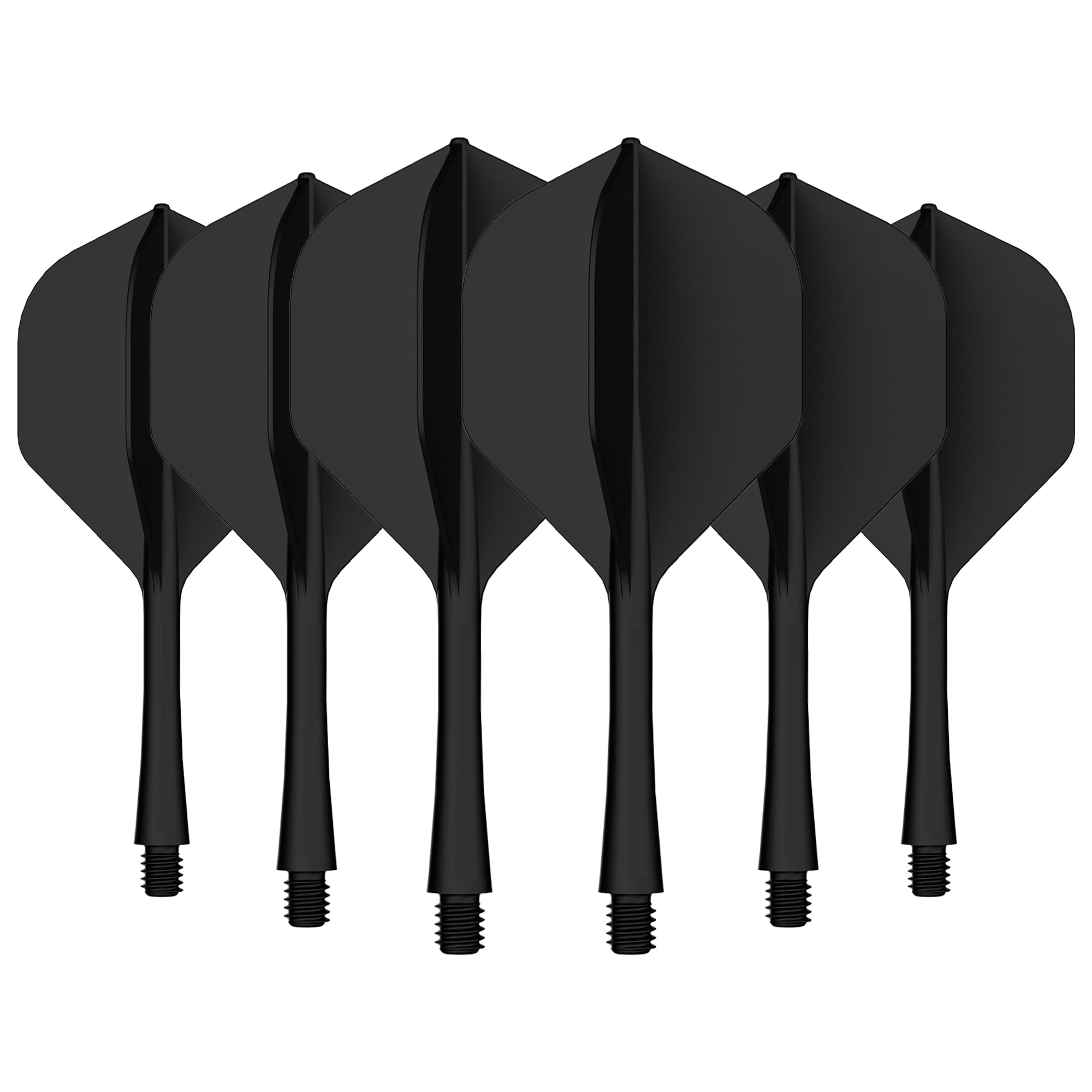 CyeeLife Integrated Dart Flights & Shafts, Dart Flight & Stems - 6 Pack, 2BA Thread | One-Piece Design for Enhanced Durability and Precision (6 Pack, 2BA)