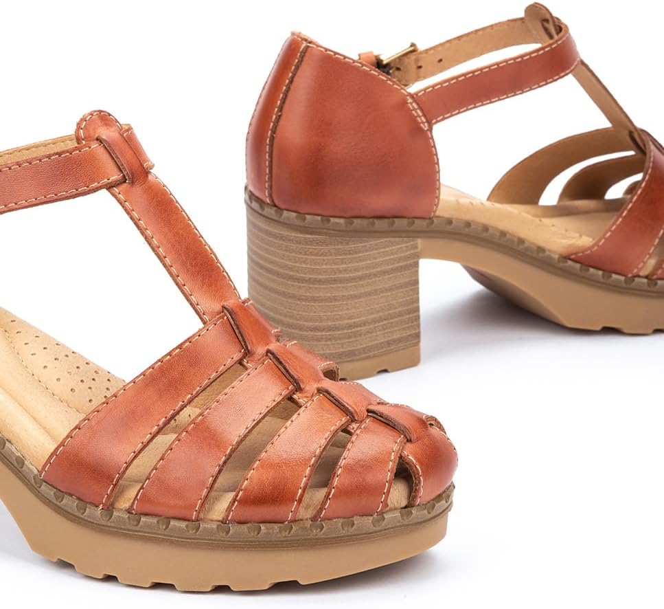 PIKOLINOS Heeled Sandals Leather Canarias for Woman