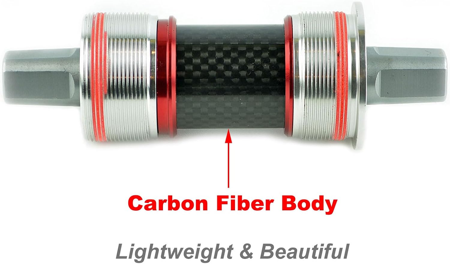 OMNI Racer Worlds LIGHTEST Cromo Steel ISO Square Taper Bottom Bracket: Fit Campagnolo Record, Chorus, Pista, Centaur, Veloce, Mirage