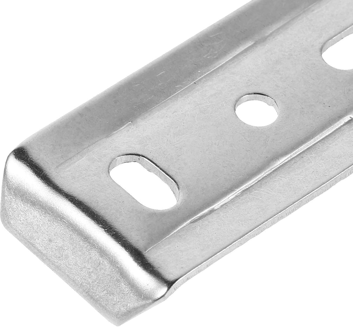 4pcs Stainless Steel Towel Rack Base Washer for Bath Rail Repair | 55x24mm 2x1 Inch, Thickened Base with Rounded Corners, Silver Finish for Family Households and Restroom Use