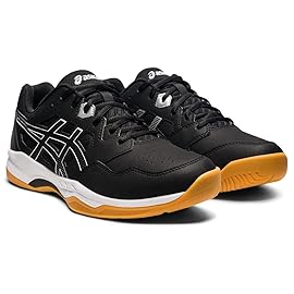 ASICS Men\'s Gel-RENMA Indoor Shoe, 8, Black/White