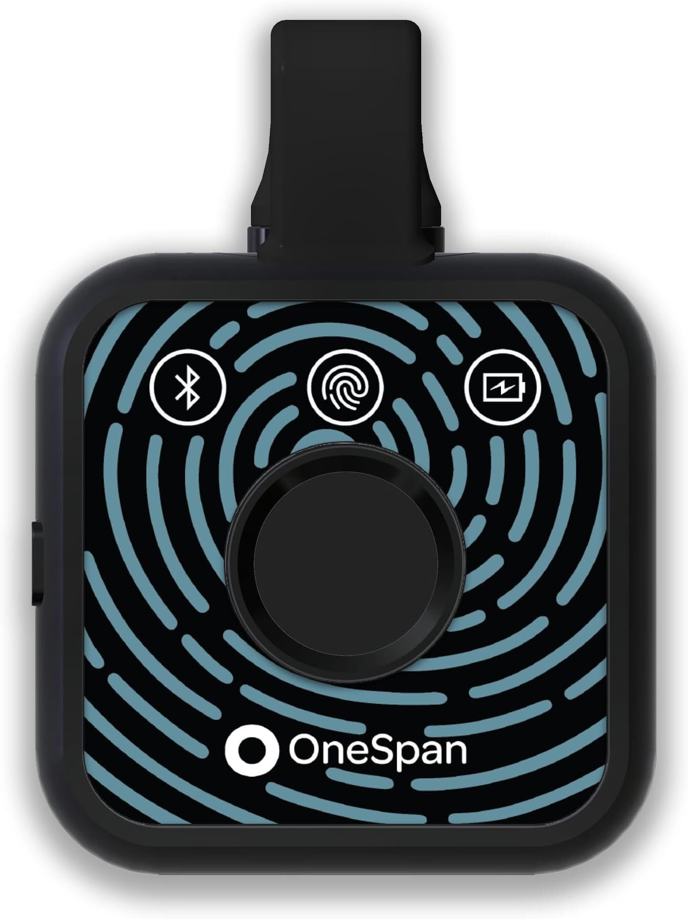 DIGIPASS FX1 Bio FIDO2 Security Key - Biometrischer Fingerabdrucksensor, USB-C, Bluetooth LE & NFC - Phishing-resistenter Hardware-Authentifikator für passwortlose MFA & Passkeys - Schwarz