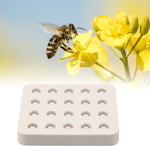 Miniatura 2 de Soraz Queen Cell Cup - Molde de de silicona para taza de injerto de cera exquisita que ahorra trabajo (4 filas de 3.780 x 3.622 x 0.551in)