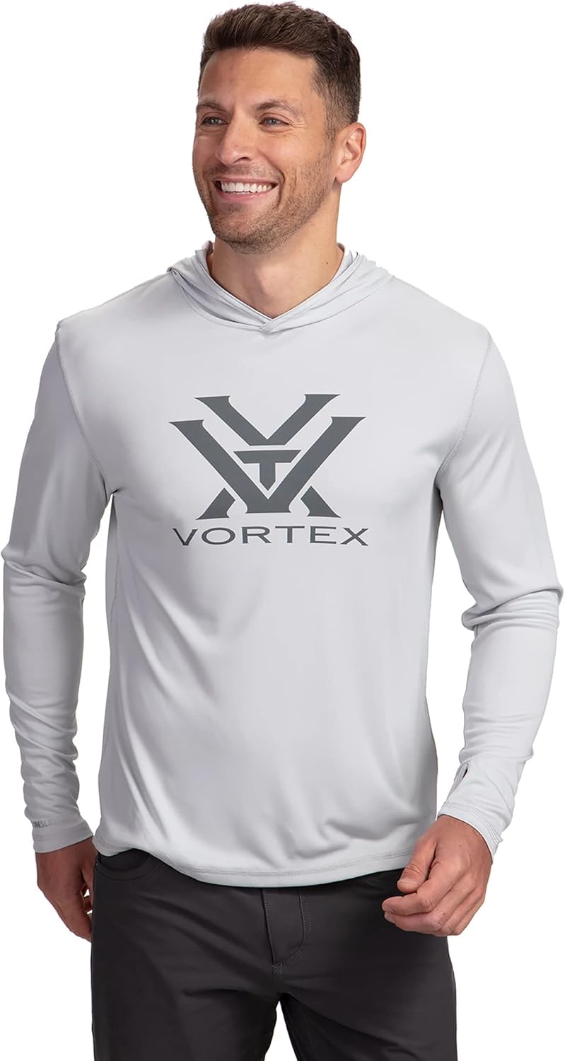 Vortex Men's Sun Slayer Hoodies – UPF 50, Moisture-Wicking, Stretch Fabric