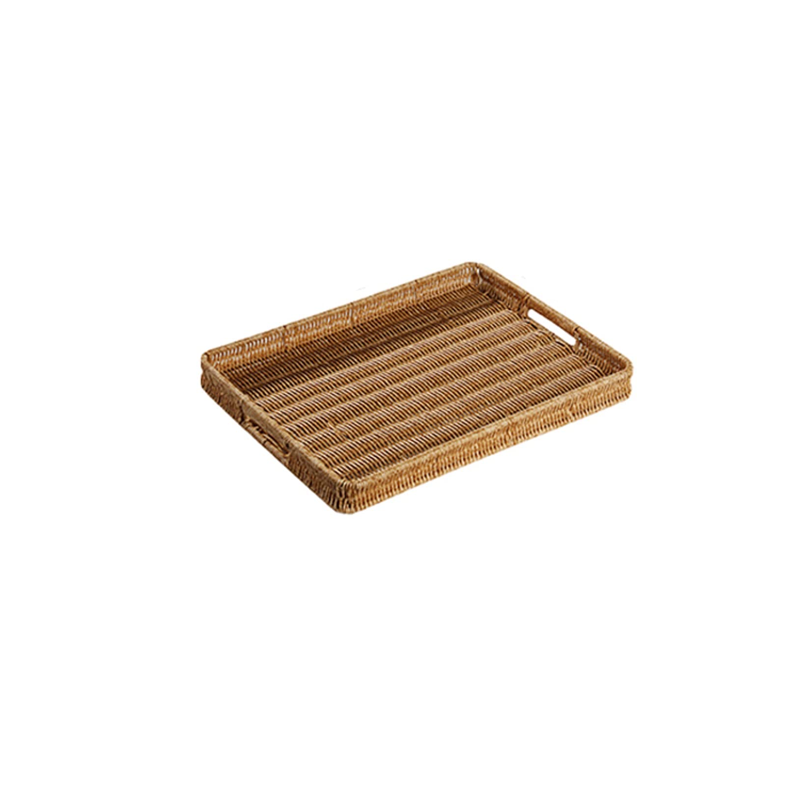 Foodservice Vassoio Vassoio for Serving Tray Maniglie da Incasso for Mangiare Il Lavoro per Feste, Tavolo, Cucina (Size : A)
