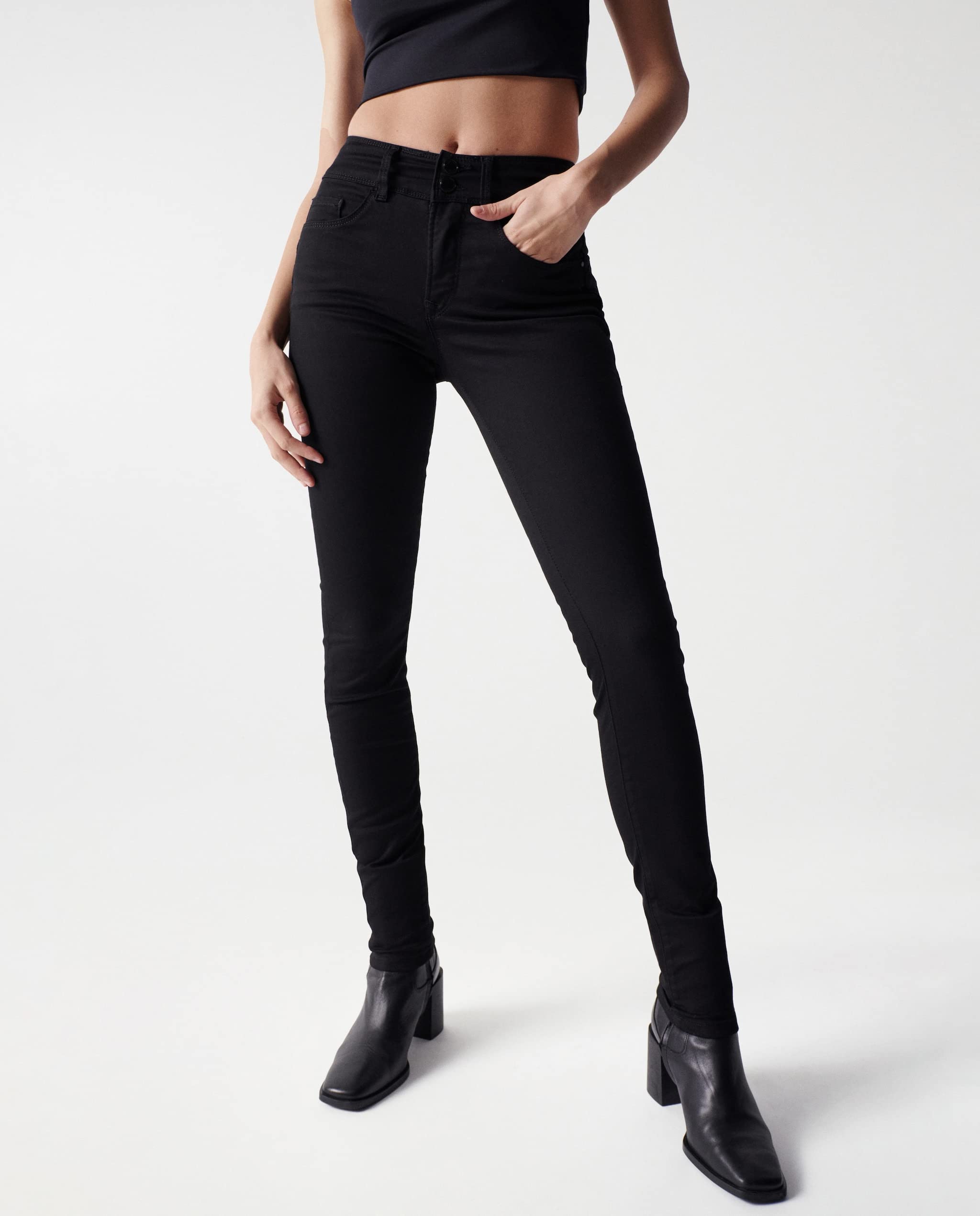 Salsa Secret Skinny True Black - Jeans Mujer