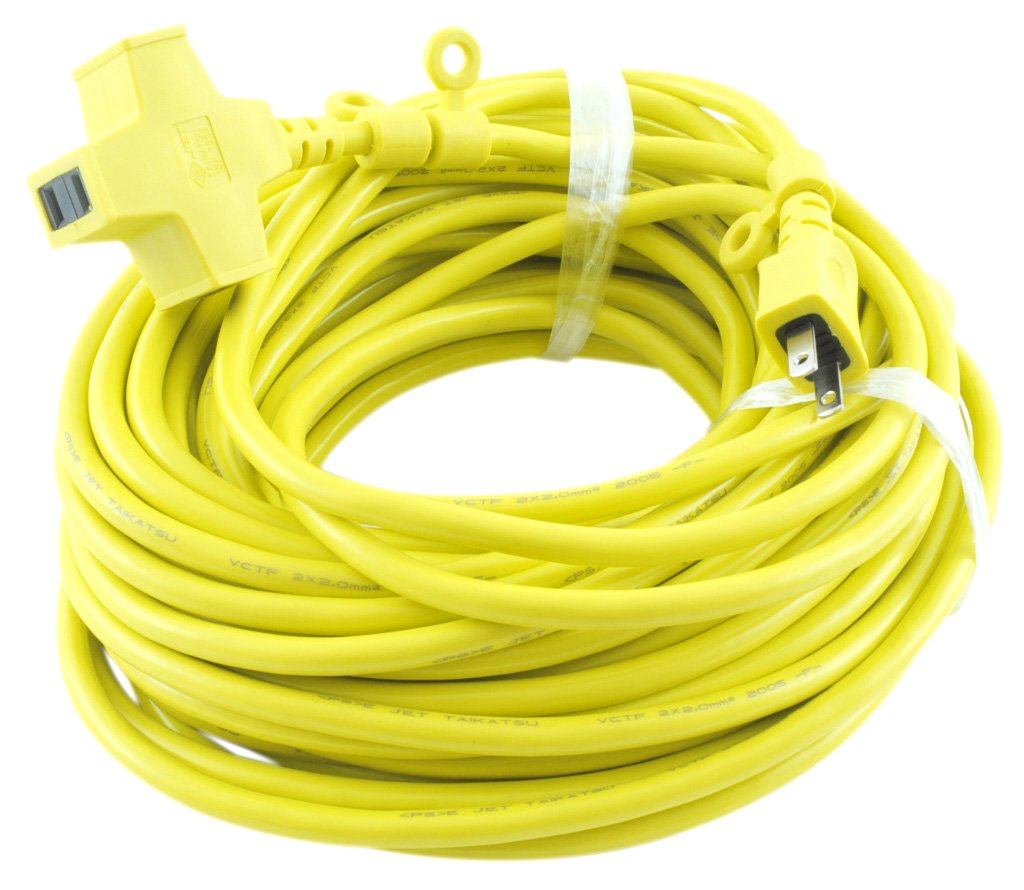 Amazon.co.jp: 鯛勝産業 タイカツ ラバロン延長コード 20m NC-3 20M