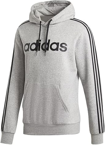 adidas Mens Essentials 3-Stripes Pullover Hoodie