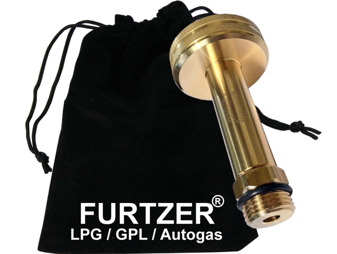 Adaptateur réservoir GPL M22 DISH long de haute précision avec étui de transport