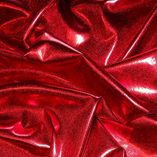 Spandex Metallic Fabric RED, 60