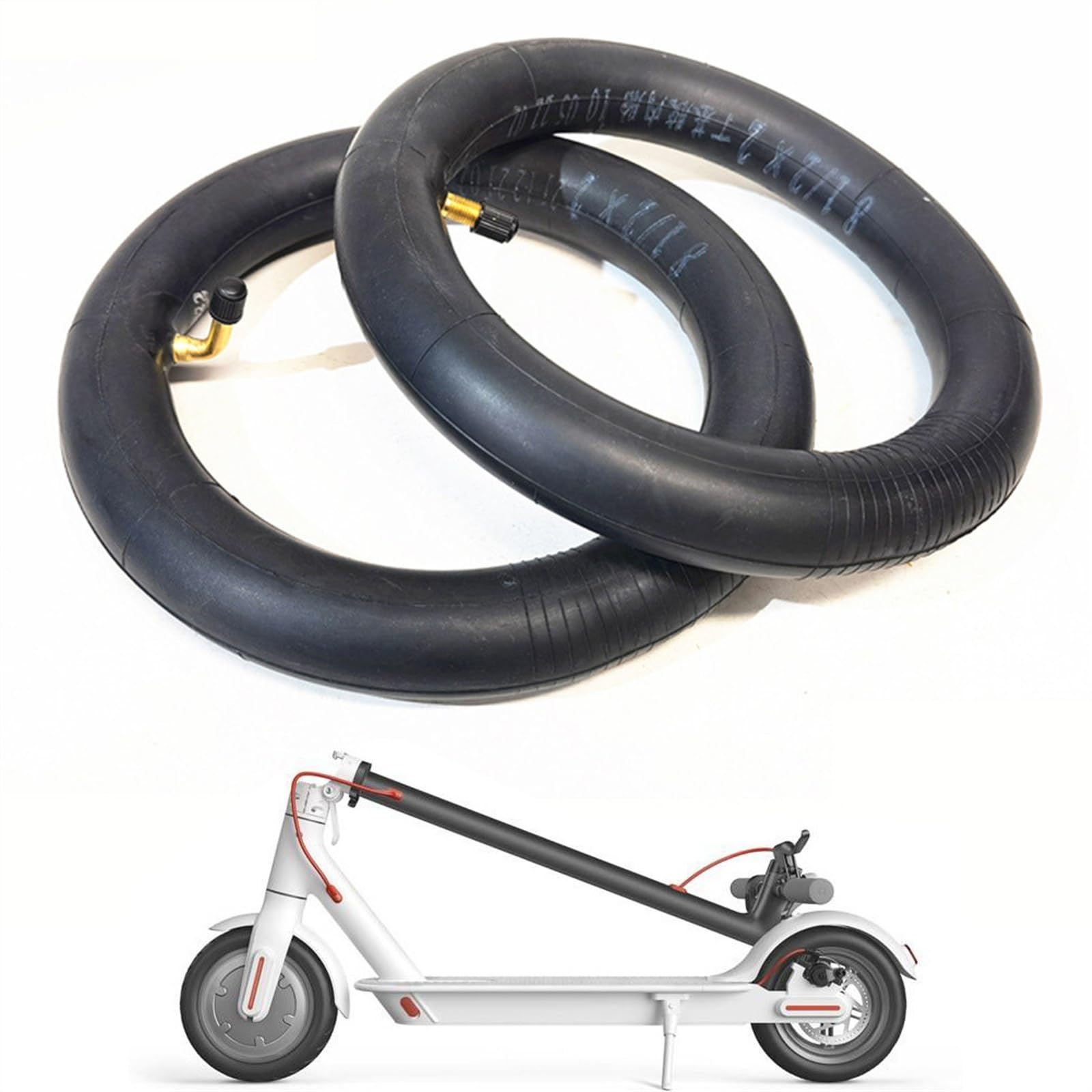 Pneus de Scooter, Roue de Scooter, 1 Chambre à air en Caoutchouc pour Scooter électrique de 8,5 Pouces, 8 1/2 x 2, Accessoires pour pneus de Scooter électrique