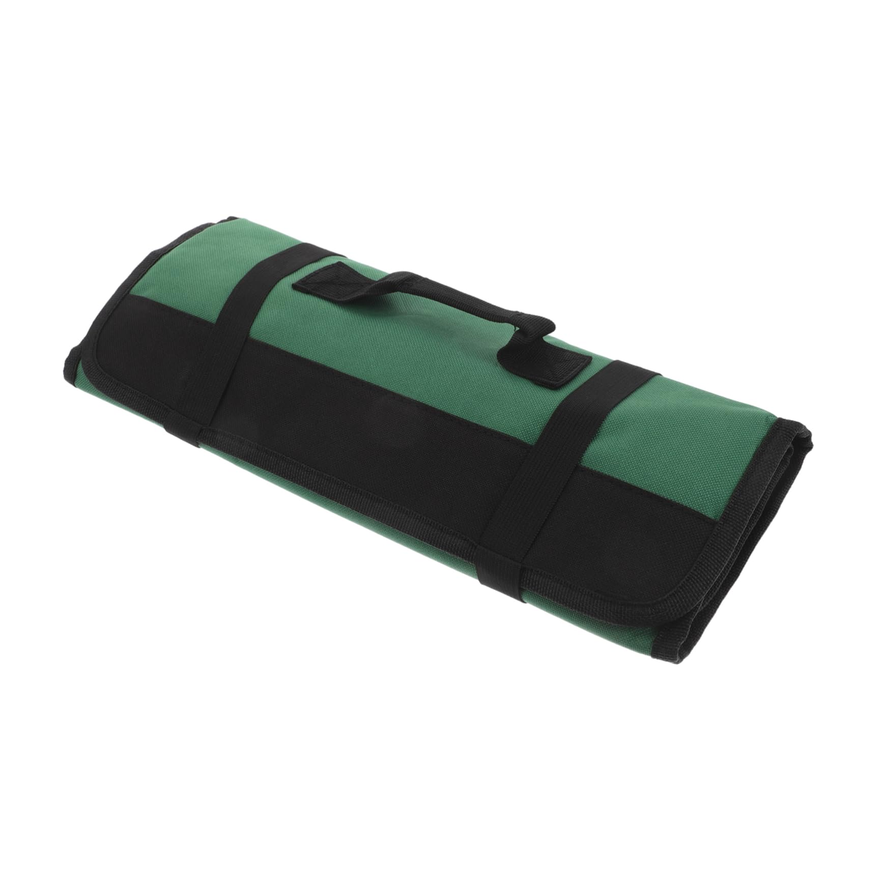 Hemoton Outdoor Chef Knife Roll Bag Capacity Portable Pouch for Multiple Knives Convenient Carrying Handle for Camping Bbq