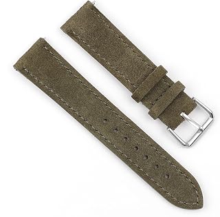 Soft Suede Leather Watch Band 18mm 19mm 20mm 22mm 24mm Blue Brown Watch Straps Stainless Steel Buckle Watch Accessories
