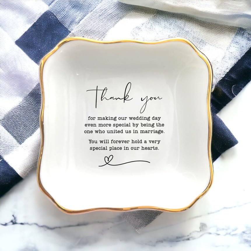 Wedding Officiant Gift, Officiant Ring Dish, Inspirational Gifts for Her, Thank You Officiant Gift, Officiant Woman Gift, Appreciation Gift, Wedding Planner Gift, Pastor Gifts, Officiant Woman Gift